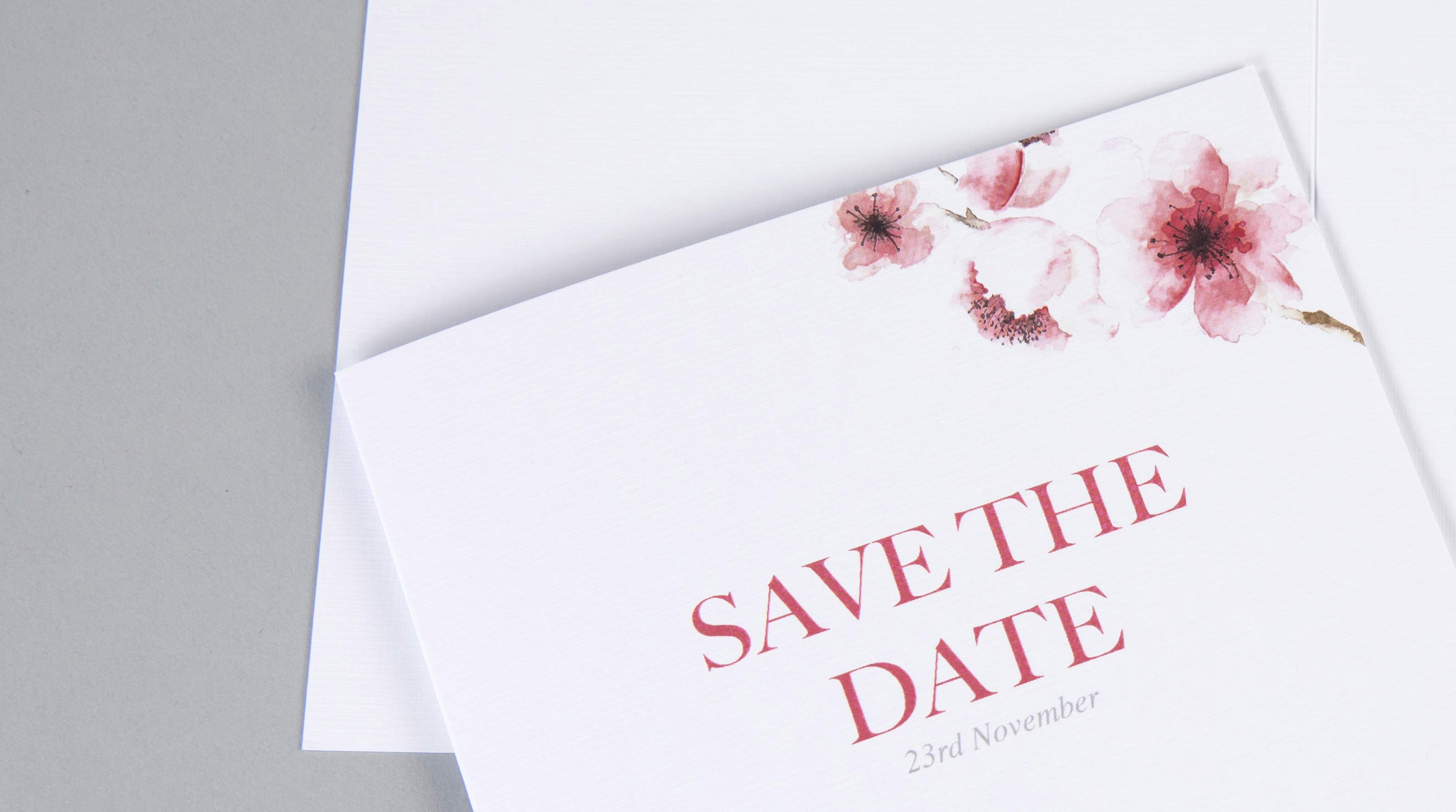 Print Folded Save The Date